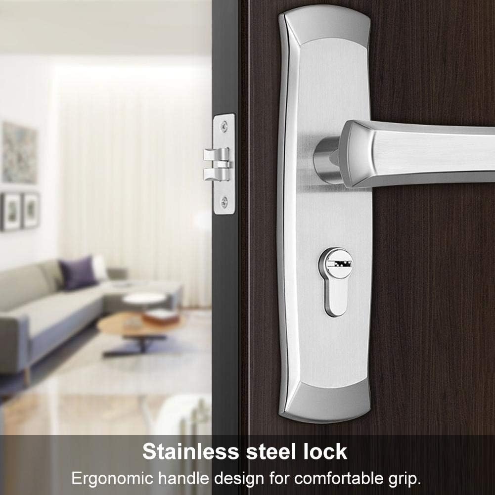 Stainless Steel Dual Tongue Door Lock Pack of 2 C93335