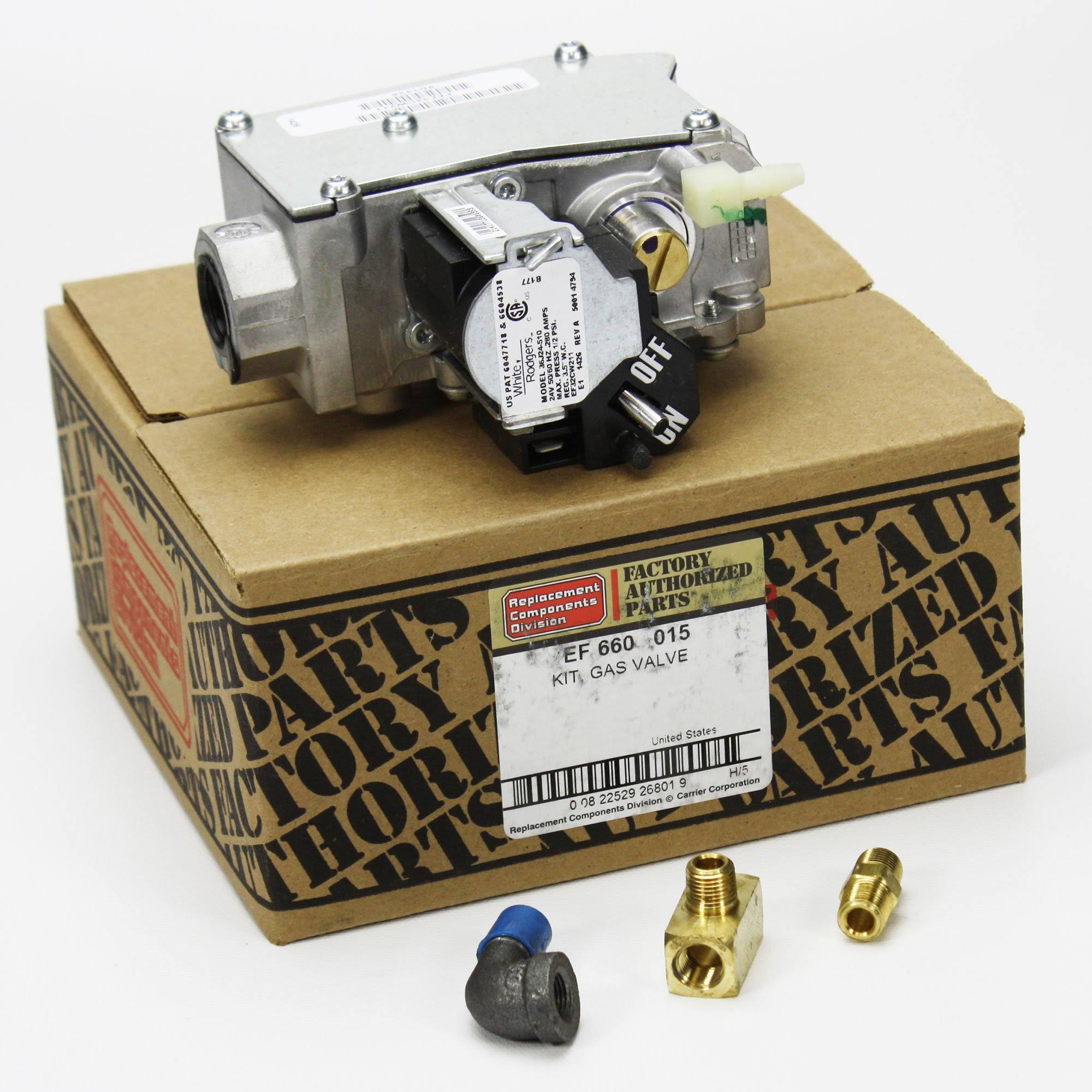 Carrier Gas Furnace Valve Kit Q672