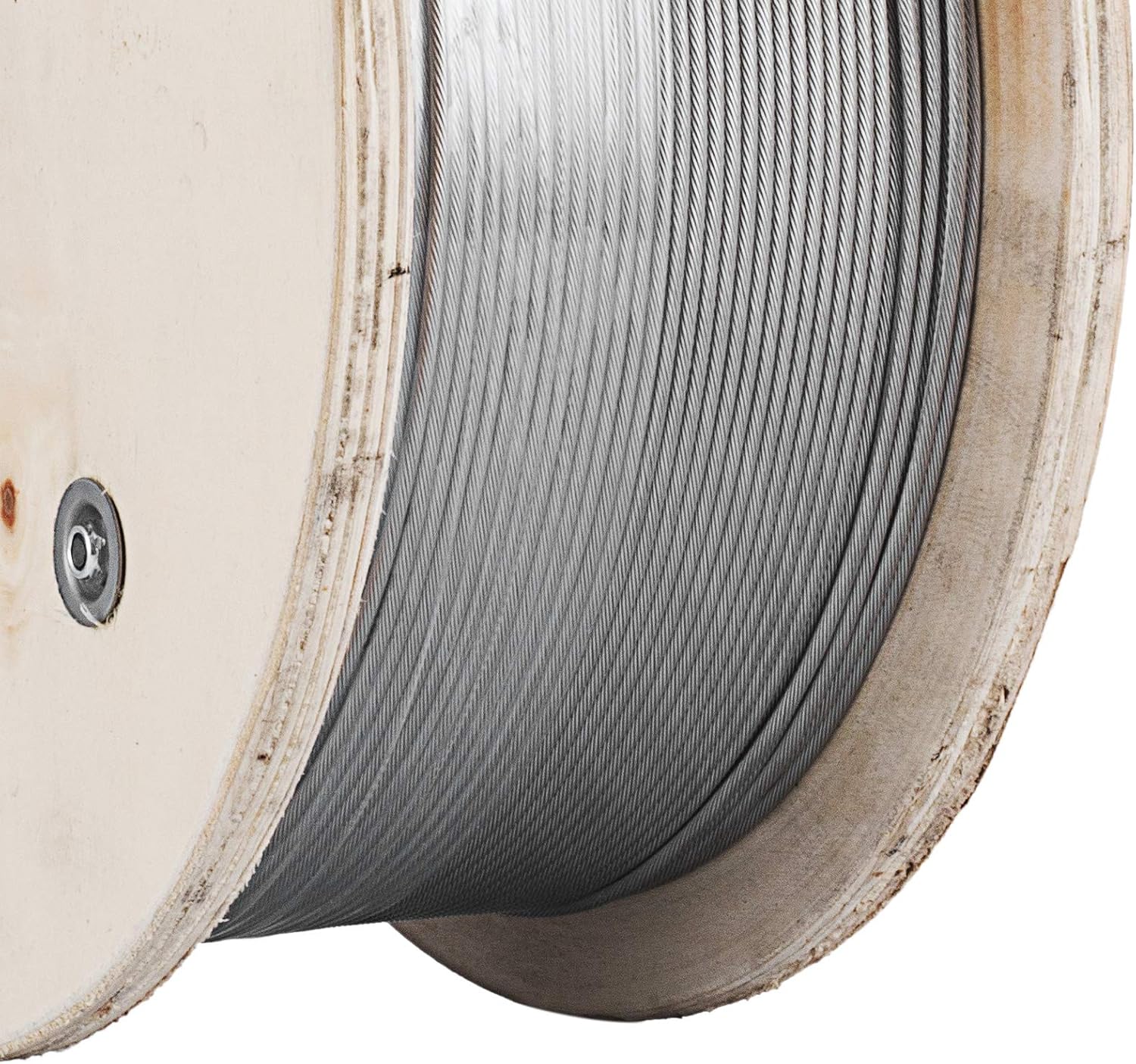 1/8" 1x19 Stainless Steel Wire Rope 1000ft Cable Railing F275407