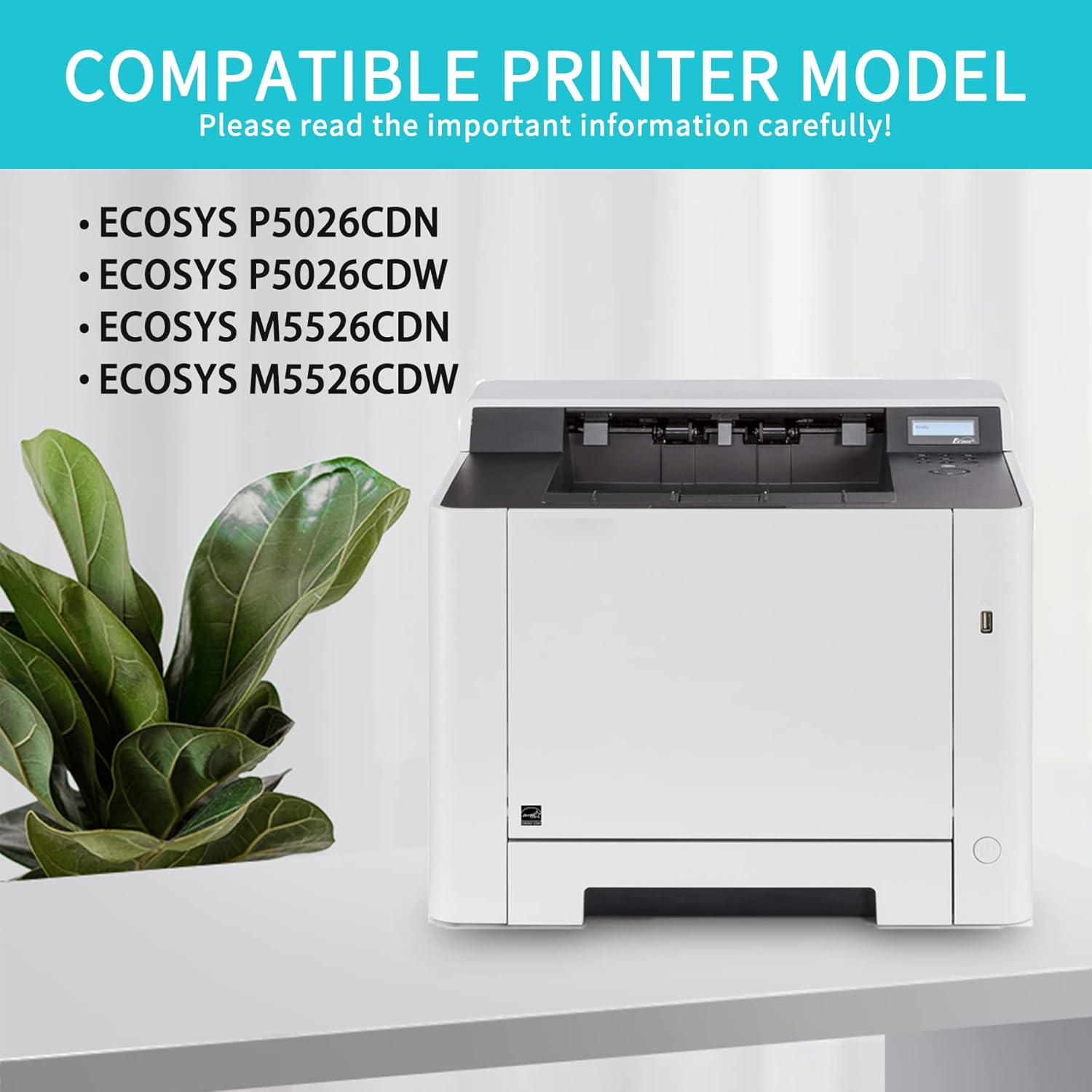 3 Black Toner Cartridge for Kyocera ECOSYS P5026cdn P5026cdw M5526cdn M5526cdw Printer A701090
