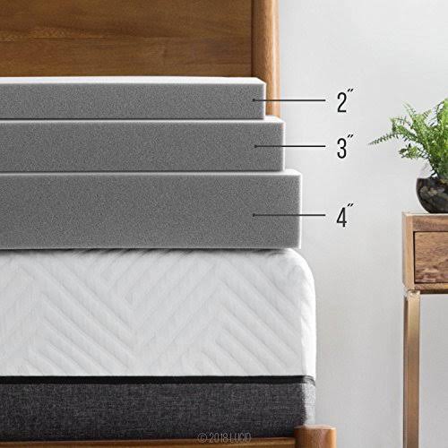2 inch Bamboo Charcoal Memory Foam Mattress Topper California King B516368