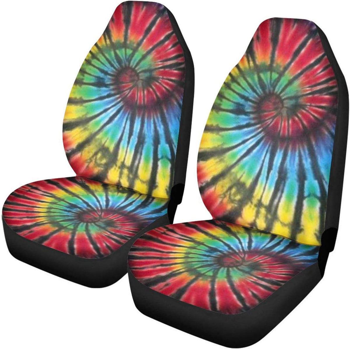Leopard Print Car Seat Covers, Pack of 2 H62799