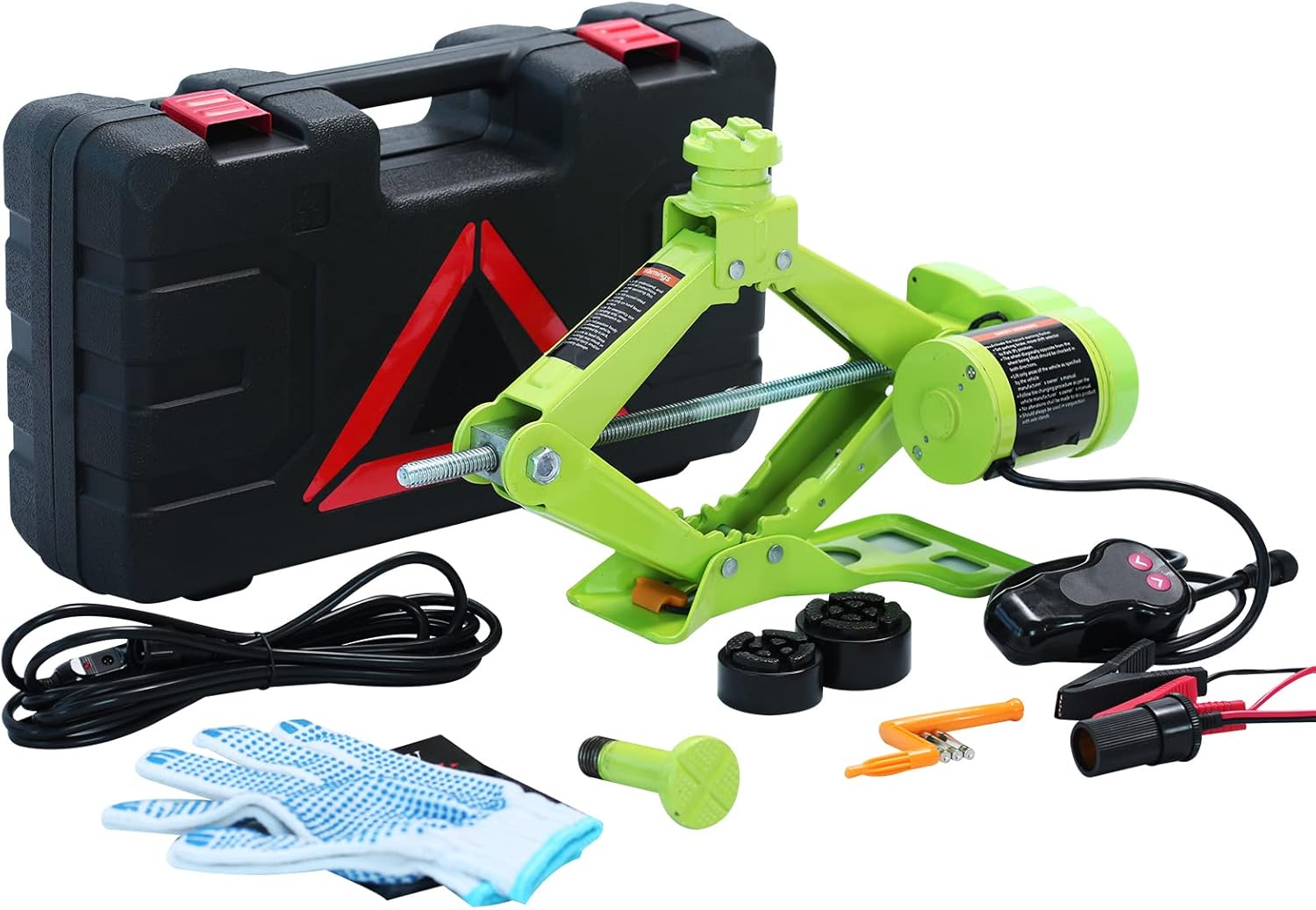 Electric Car Jack 3 Ton 12V Scissor Jack Portable Car Lift Tire Change Kit X395