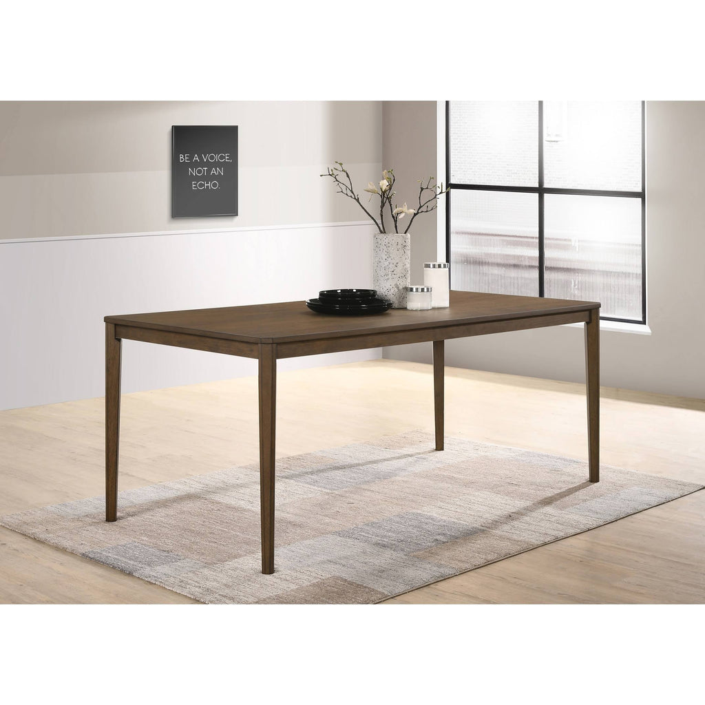Medium Walnut Rectangle Dining Table B427312