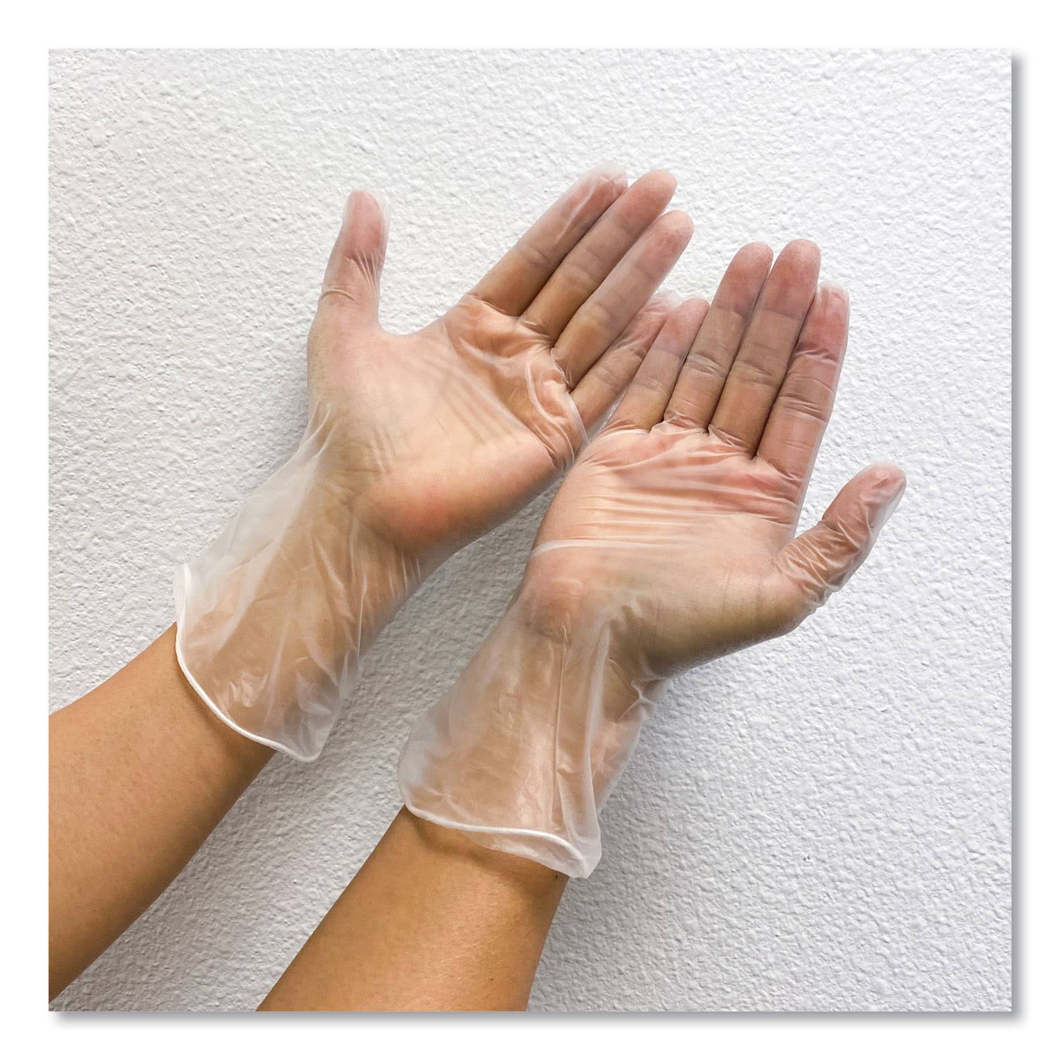 Clear Large Vinyl Glove, 1,000/Carton J59545