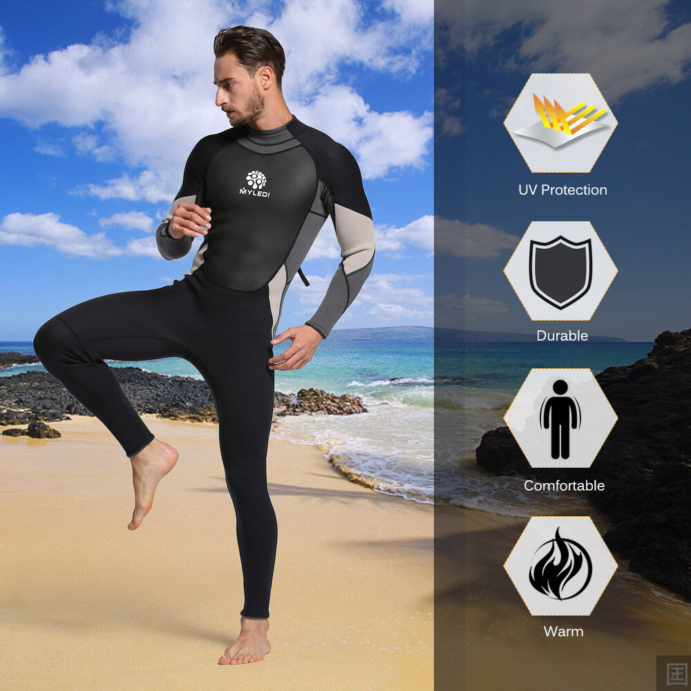 3mm Back Zip Full Body Wetsuit W43250