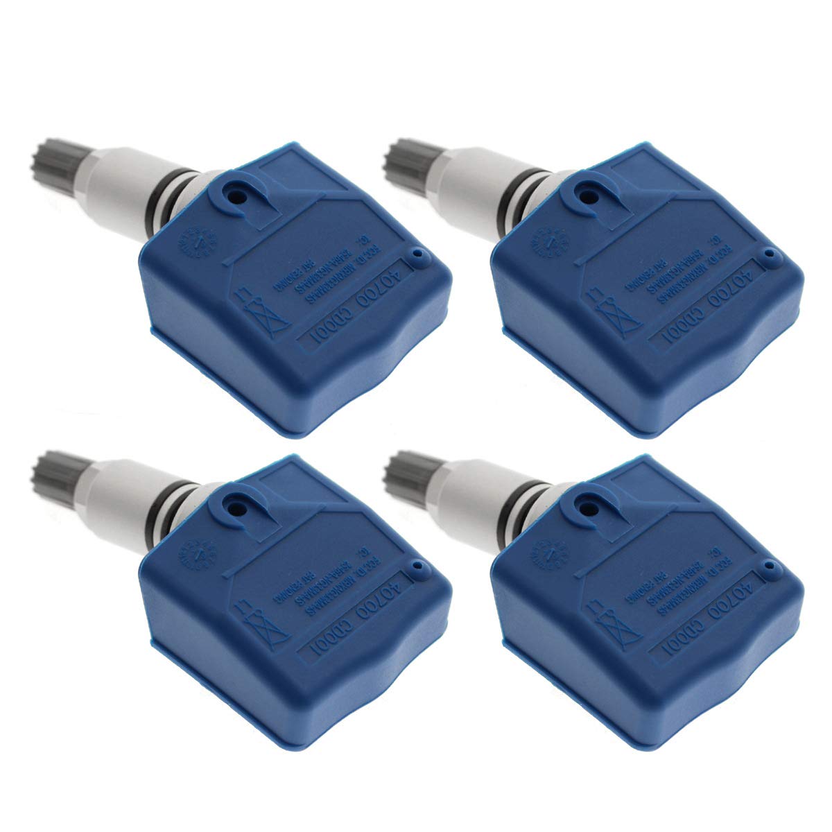 Pack of 4 TPMS Tire Pressure Sensor Replaces 40700-CD001 40700-CD011 40700-1AA0B L4493