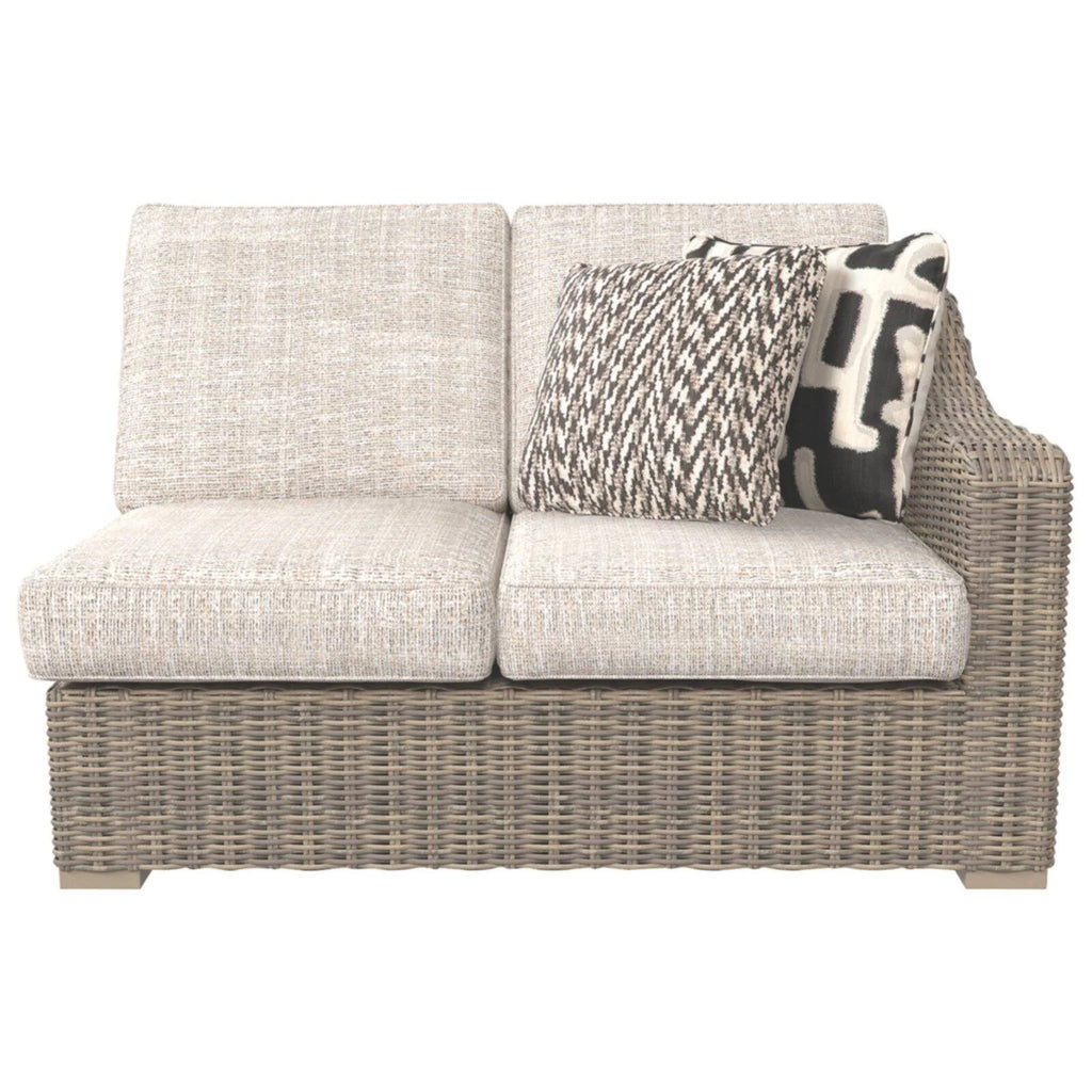 Beige 2 Piece Patio Loveseat Set E336701