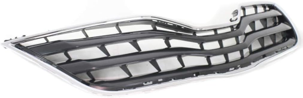 Chrome Shell Painted Black Insert Grille Assembly for Toyota Camry 2010 2011 LE Model Plastic L78056