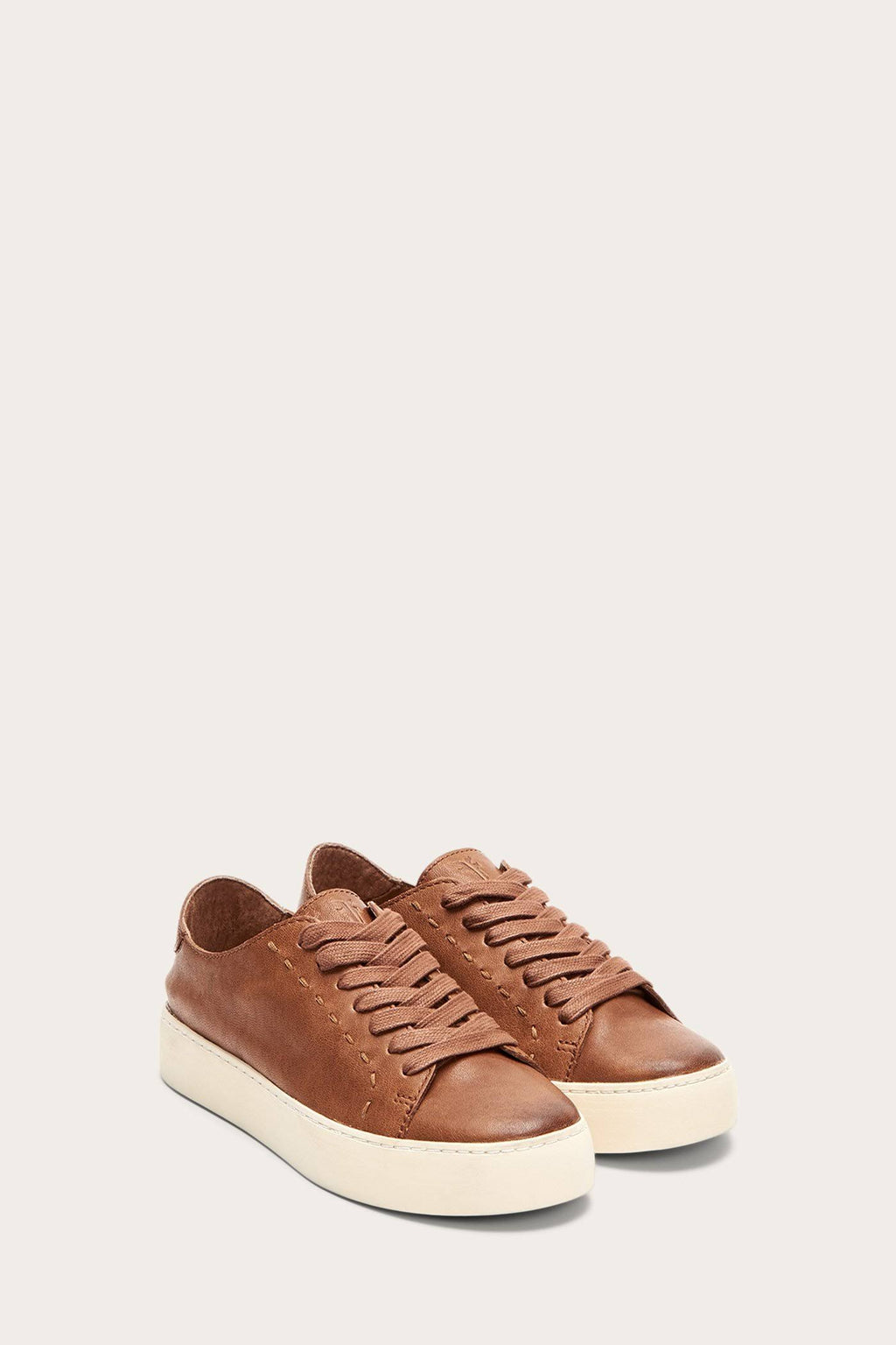 Cognac Low Lace Shoes R704155