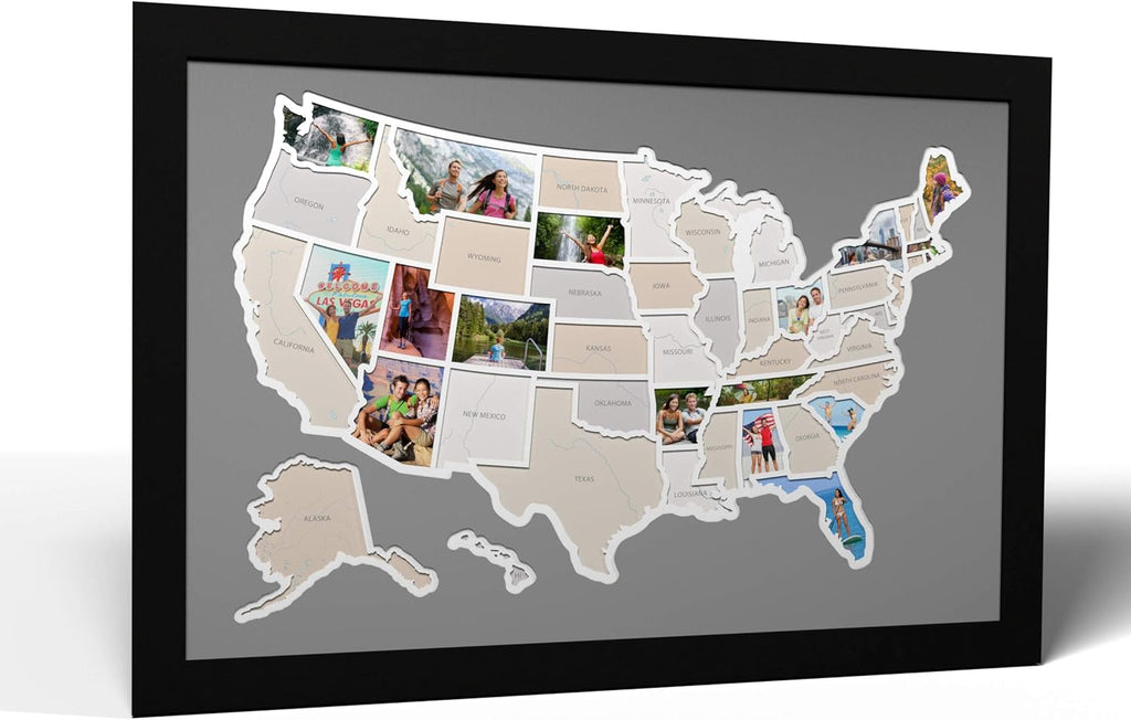 50 States USA Photo Map I905356