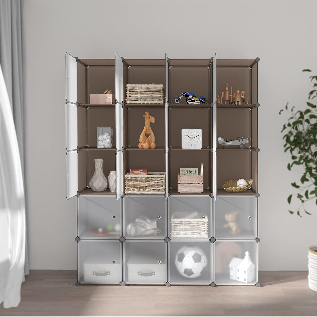 20-Cube Plastic Cube Storage Organizer E8814
