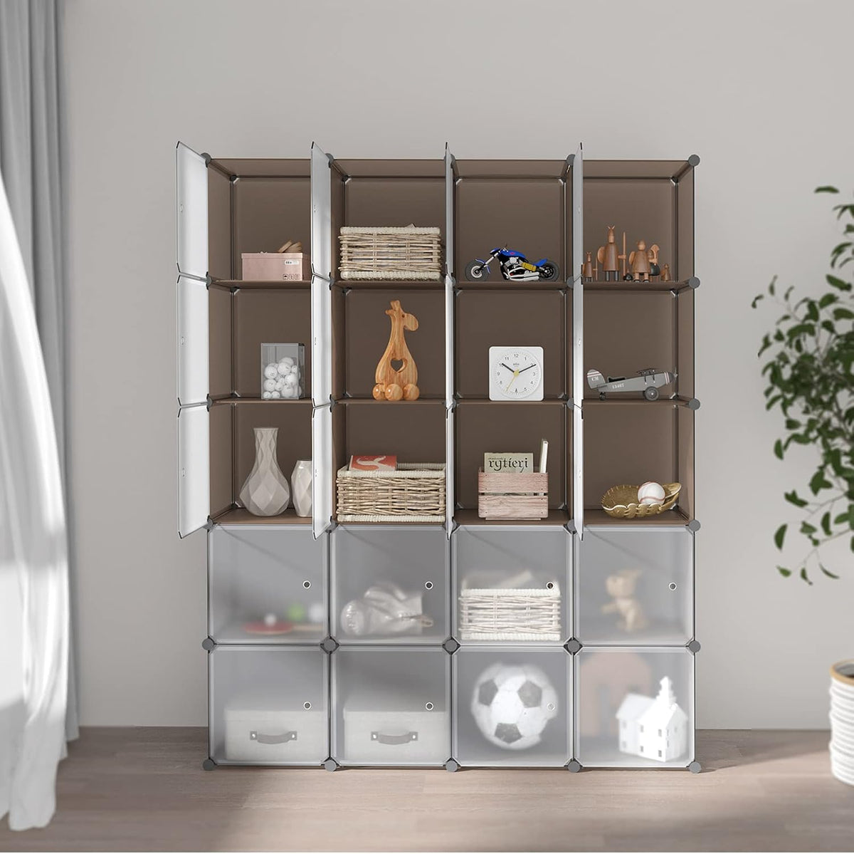 20-Cube Plastic Cube Storage Organizer E8814