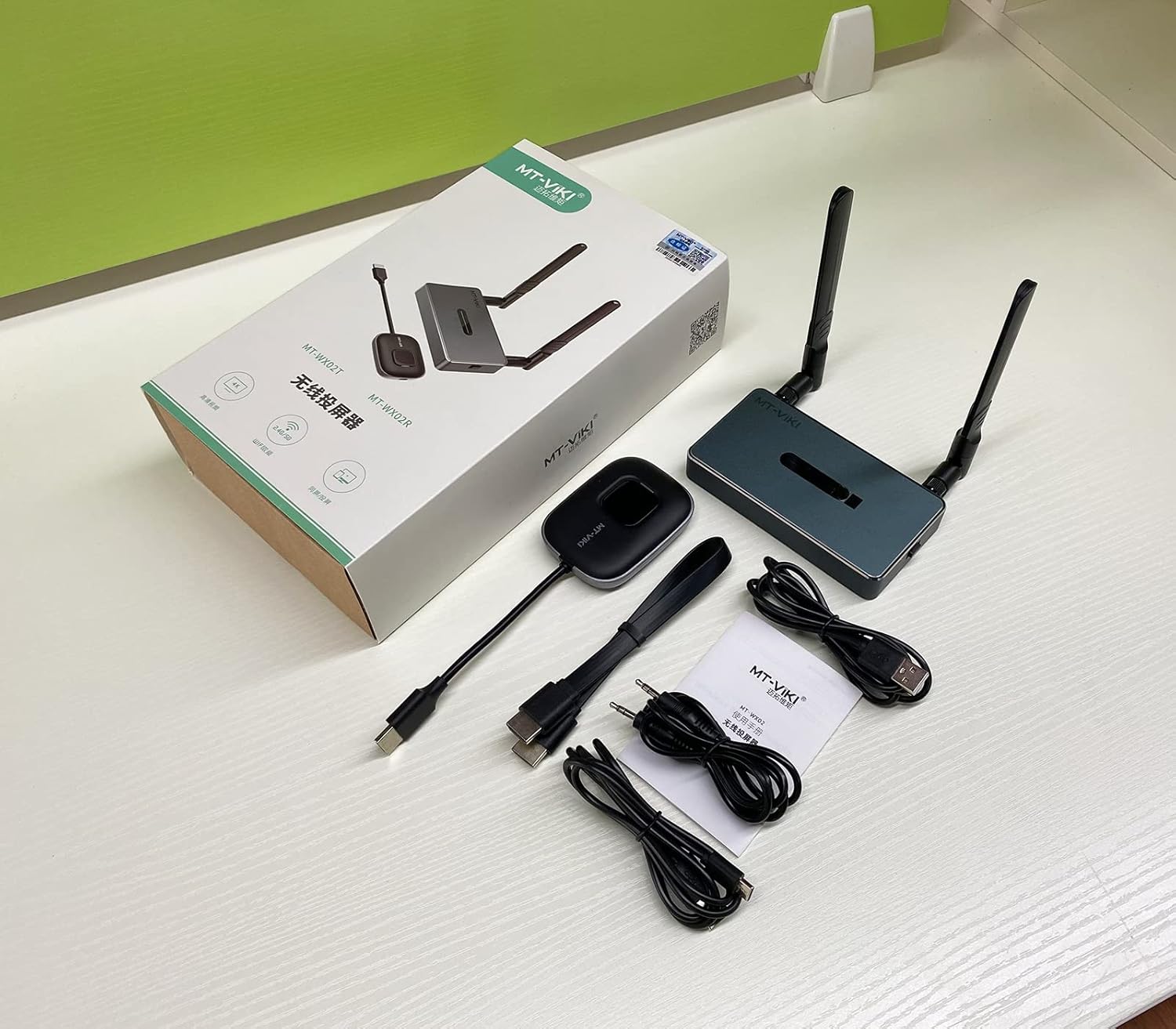 Wireless HDMI Transmitter and Receiver, Aluminum Alloy HDMI Extender Kit N347
