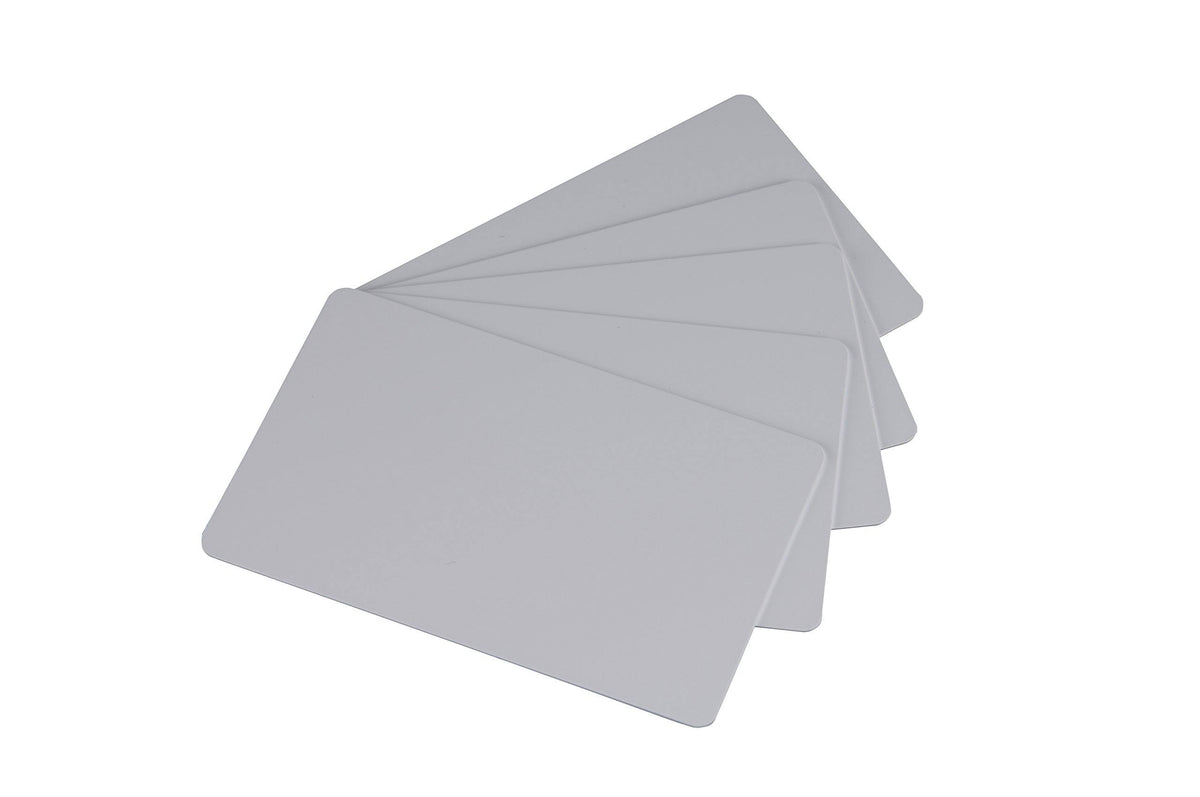 Pack of 500 Grey CR80 PVC Cards 30 Mil V76020