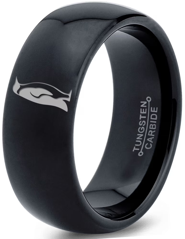 Black Dome Polished Band Ring F67746