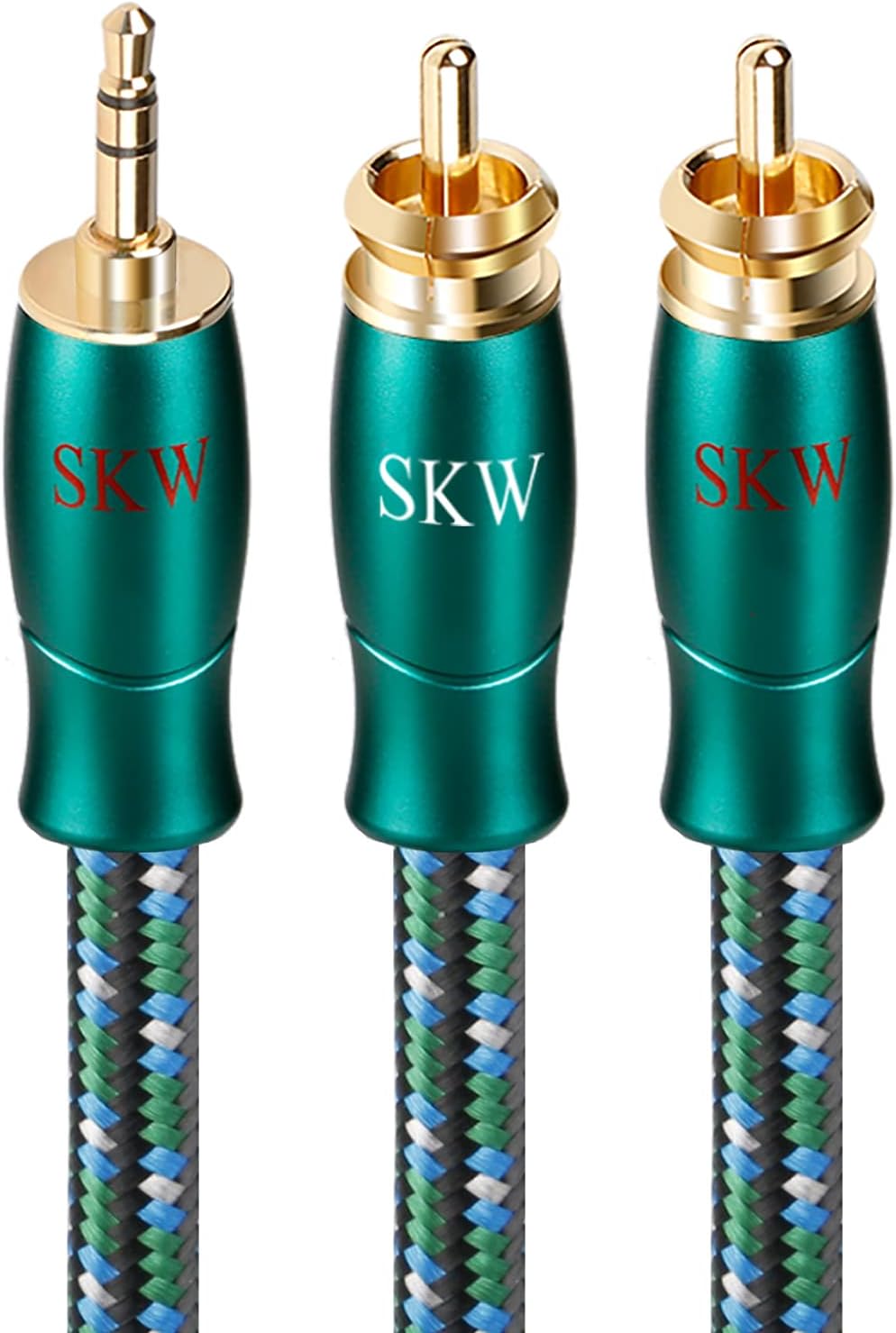 Single Speaker Cable with Banana and Spade Plugs 5ft W572971