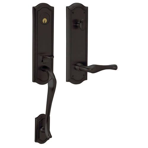 Satin Nickel Left Hand Single Cylinder Mortise Entry Handleset Q63275