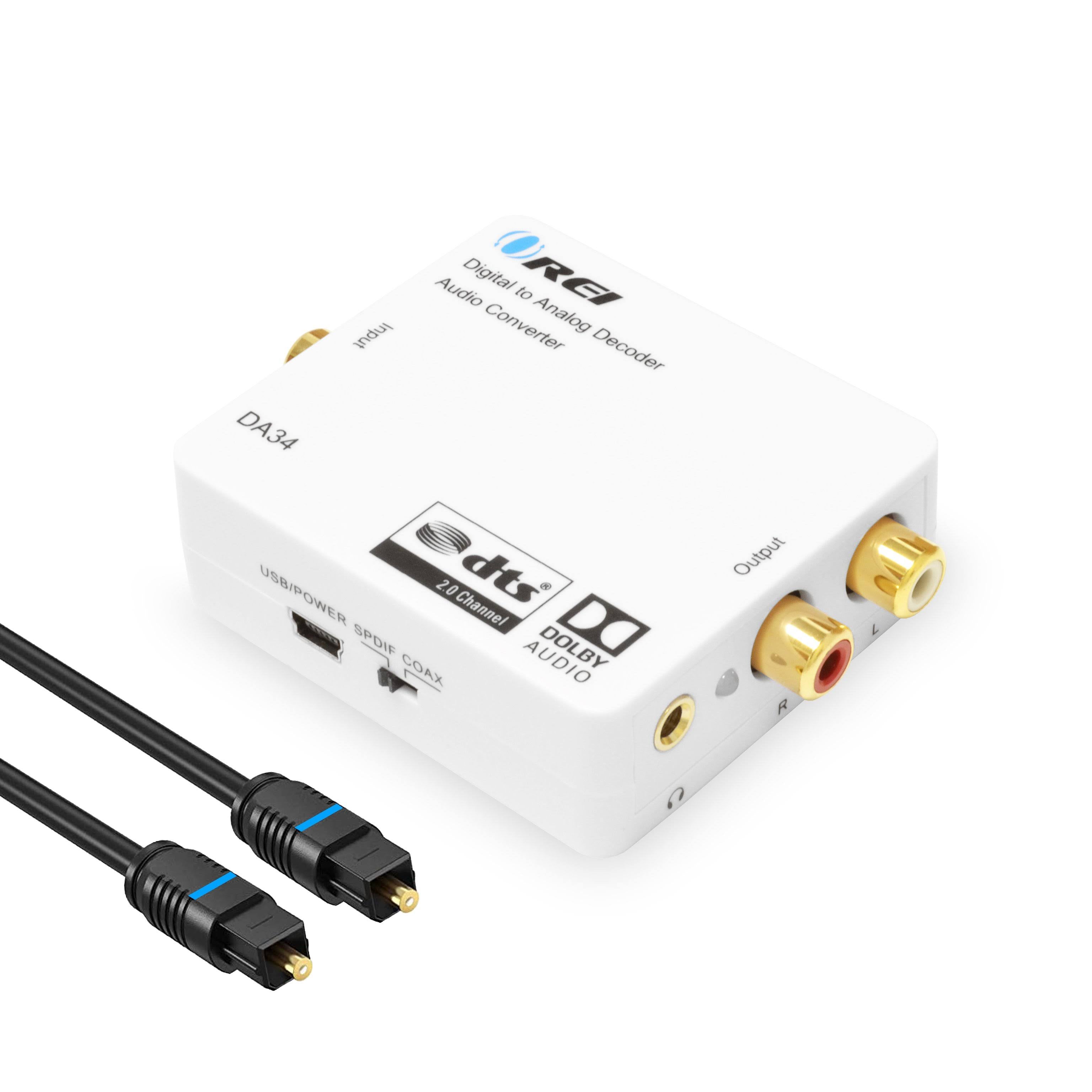 Digital to Analog Audio Decoder SPDIF/Coaxial 5.1-Channel to RCA H21922