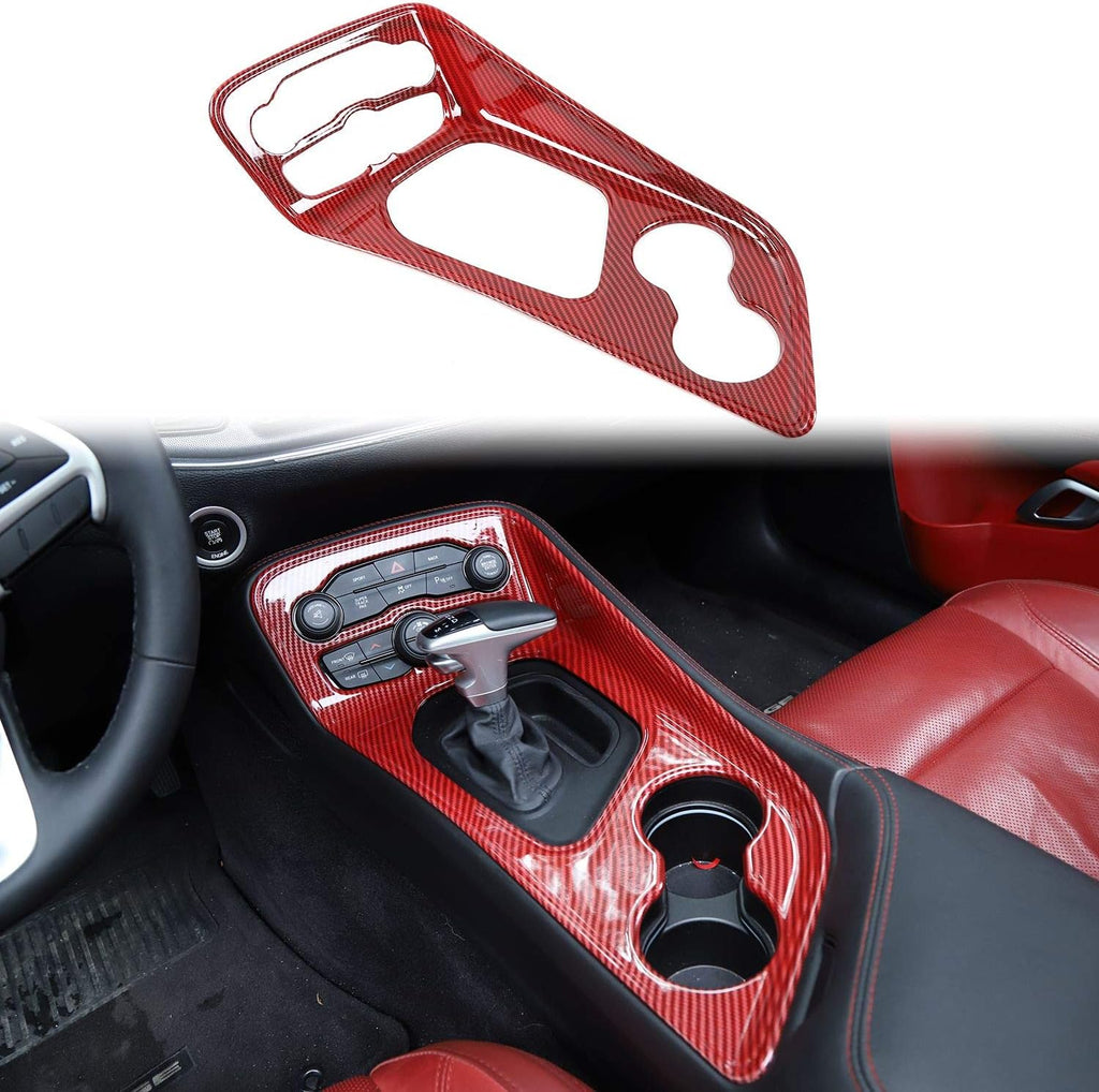 ABS Carbon Fiber Gear Shift Panel Trim T7647
