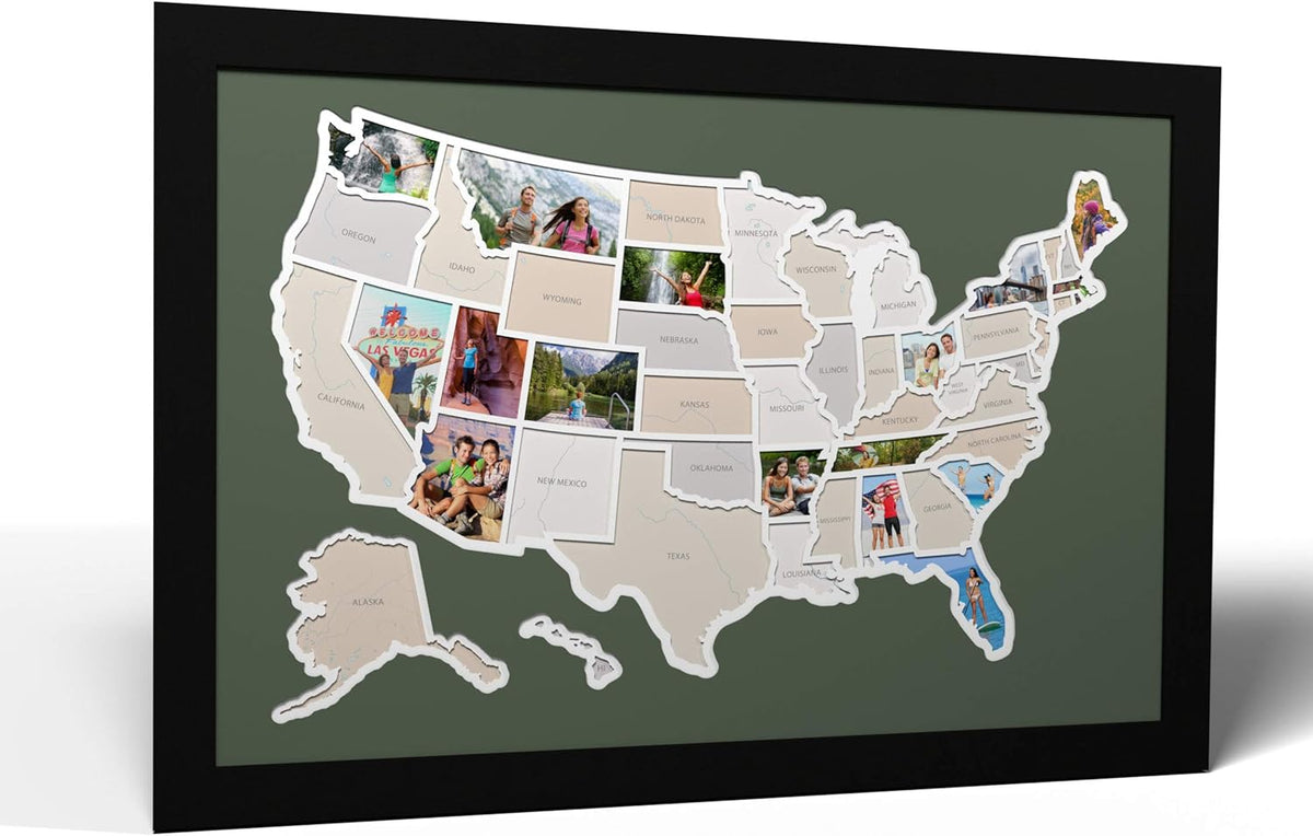 50 States USA Photo Map I905356