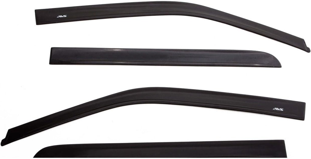 4-Piece Dark Smoke Side Window Deflector R678