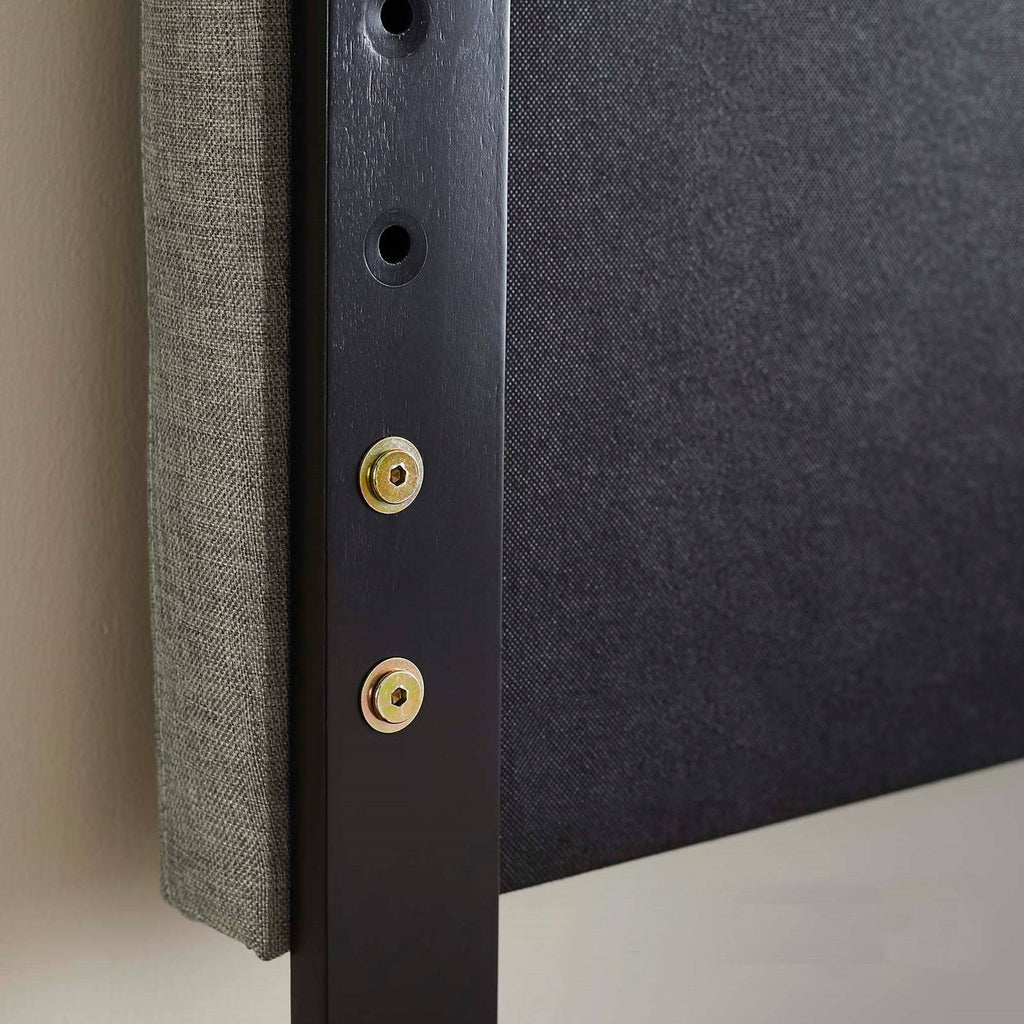 Light Grey Velvet Full/Queen Size Headboard O322