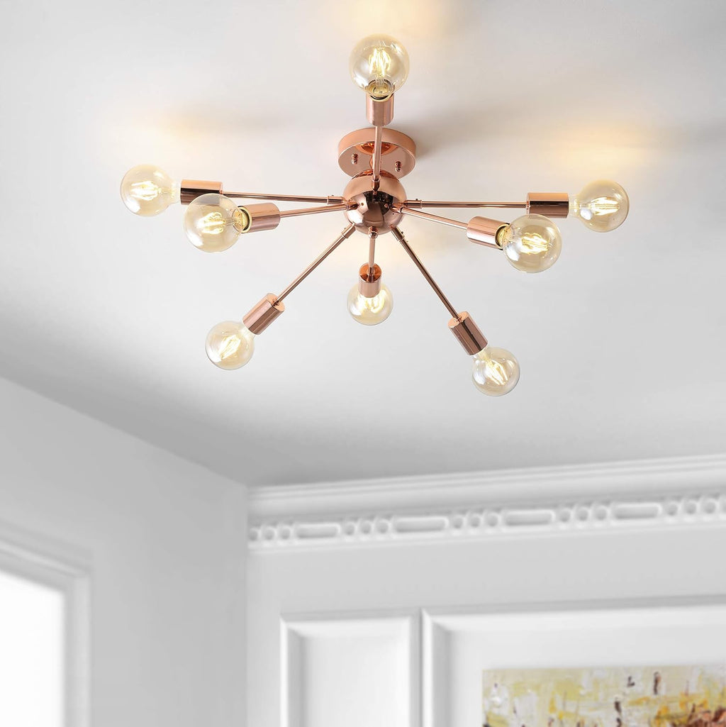 Copper Metal LED Flush-Mount Light I15722