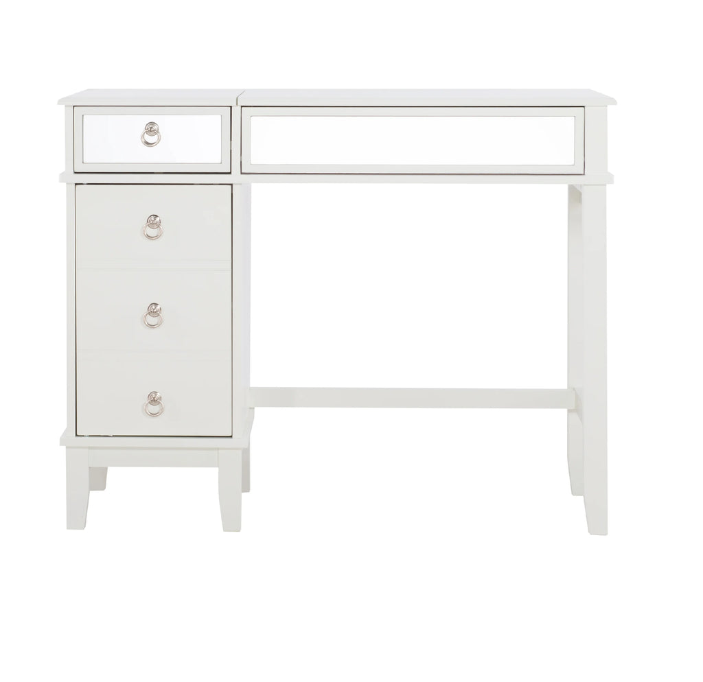 White 2-Piece Vanity Set with Bench D232281