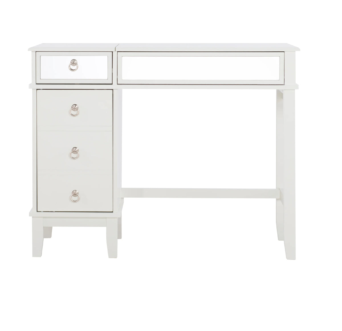 White 2-Piece Vanity Set with Bench D232281