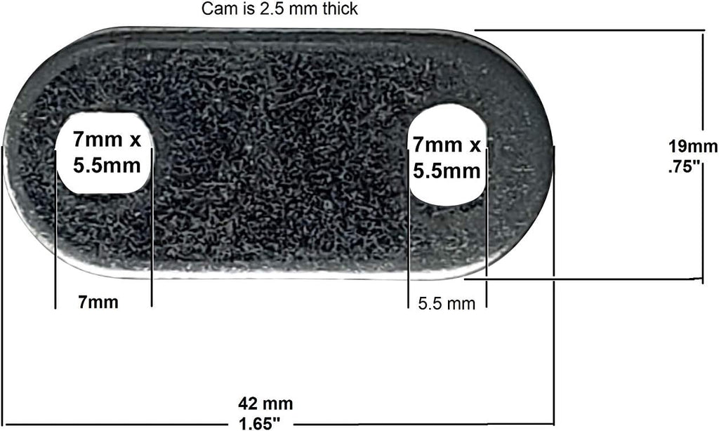 7/8 Inch RV Compartment Locks, Pack of 5, Utility Cam Locks D336659