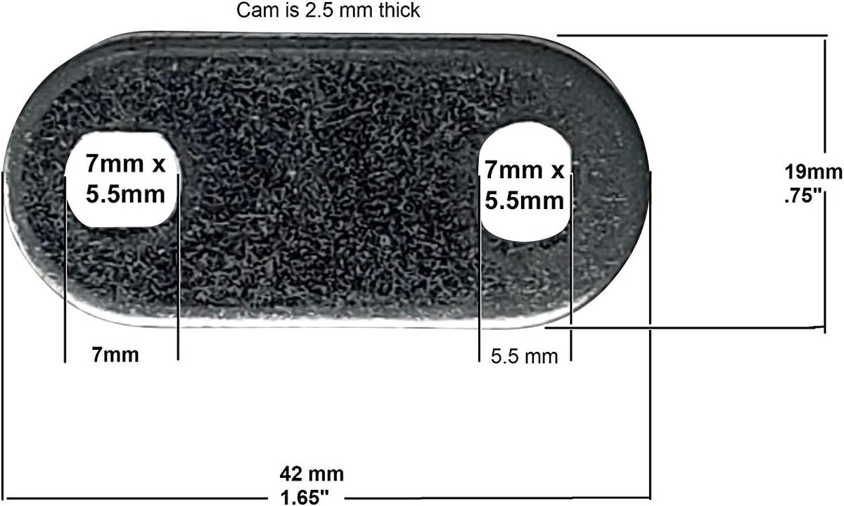 7/8 Inch RV Compartment Locks, Pack of 5, Utility Cam Locks D336659