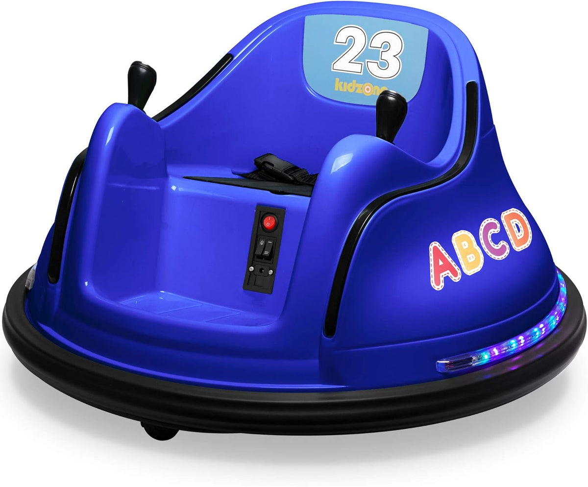 Dark Blue 12V Electric Ride On Bumper Car with Remote Control F88116