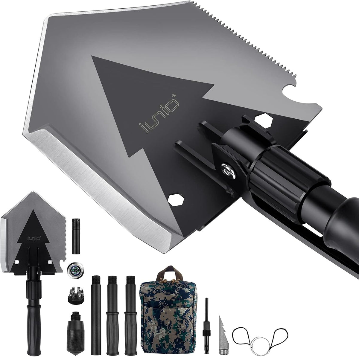 Folding Shovel Camping Shovel Survival Multitool Entrenching Tool Spade E-Tool Kit M698071