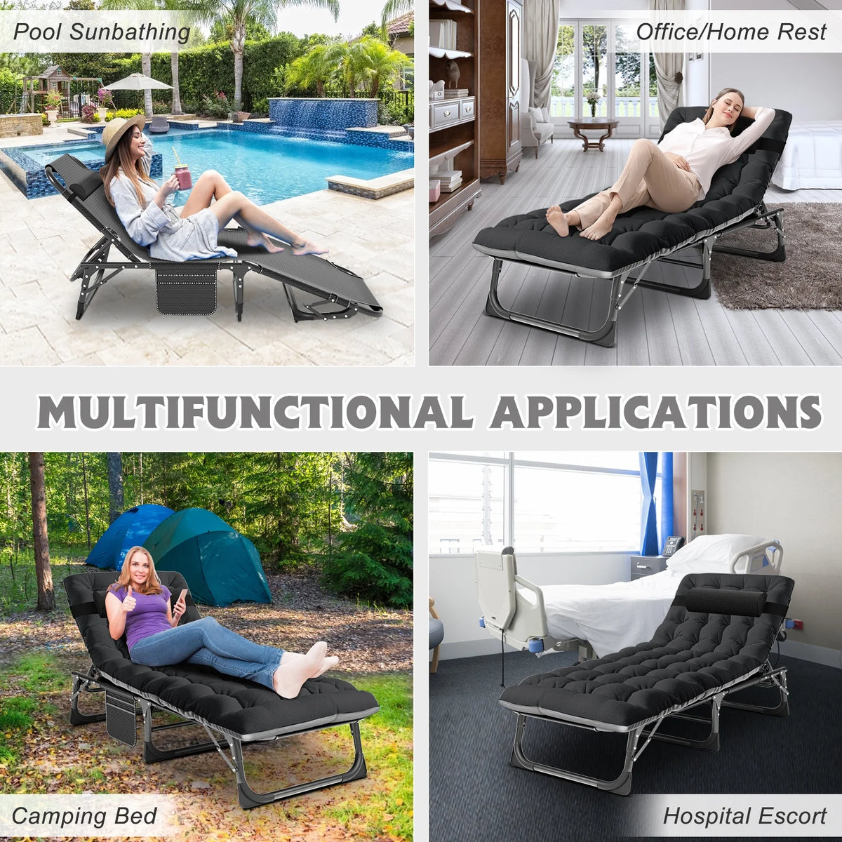 5-Position Folding Lounge Chair G5919