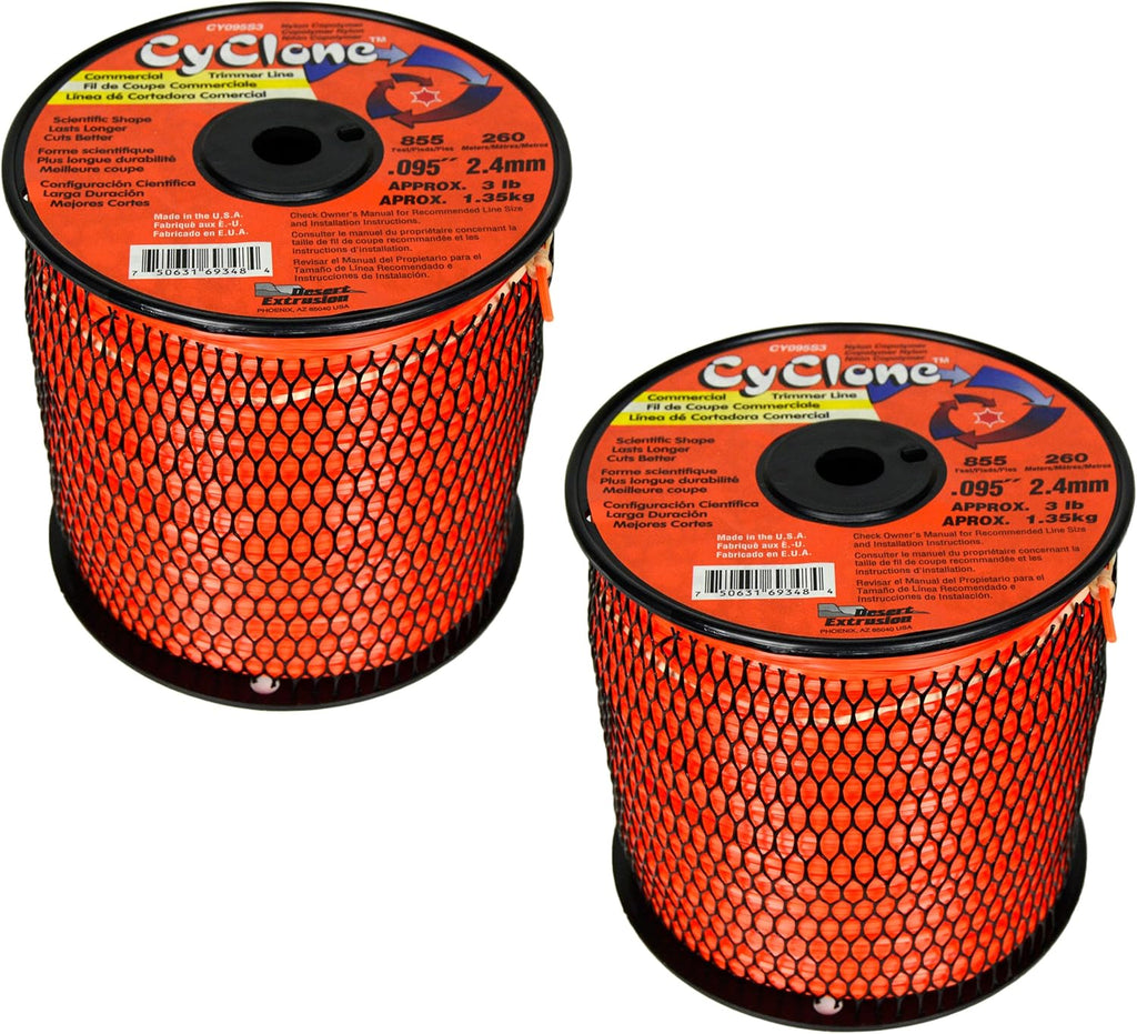 Commercial Trimmer Line Orange Pack of 2 T62748