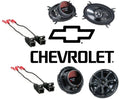 4x6" and 6 1/2" Stereo Speakers with Speaker Replacement Harness Y2254