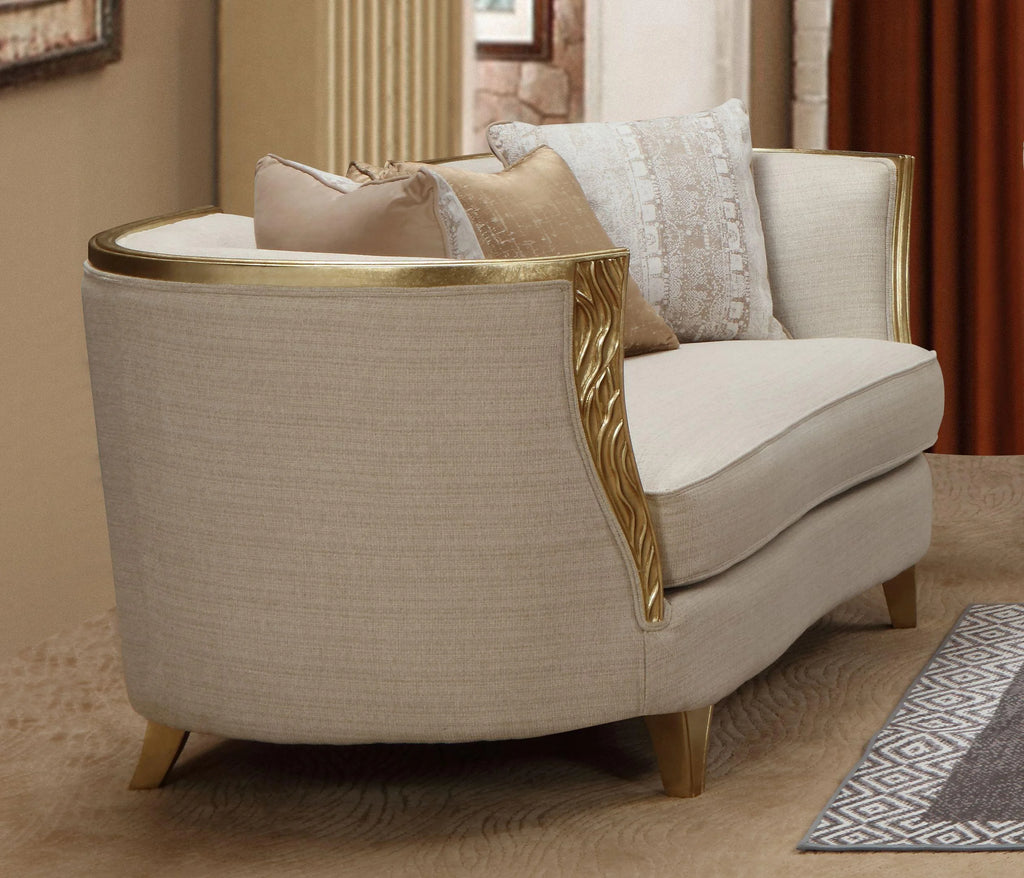 Beige Sofa Set 2Pcs K22869