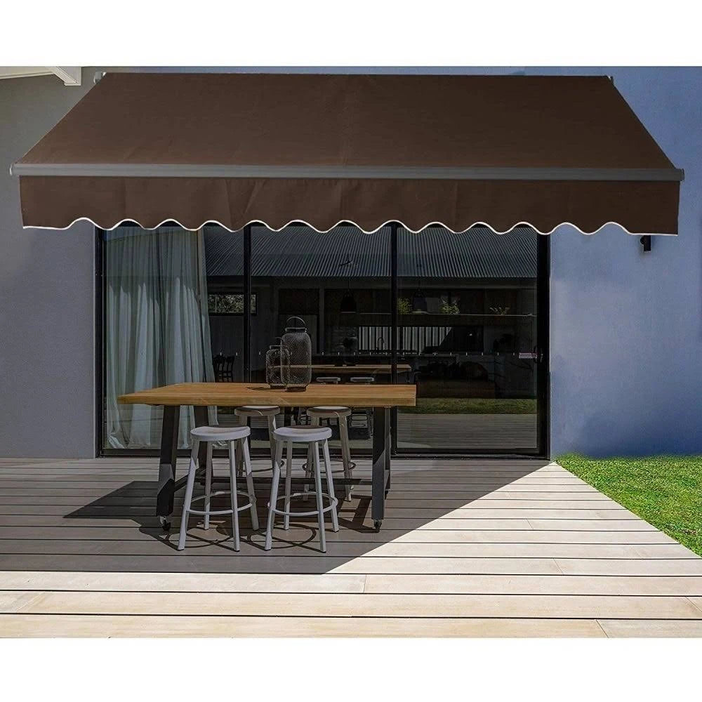 Motorized Retractable Patio Awning 13 x 10 Feet R226692