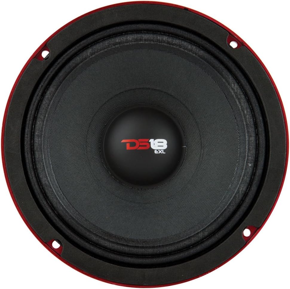 Red Aluminum Basket 8 Midrange Loudspeaker 800W Max 400W RMS 4 Ohms Ferrite Magnet K93295
