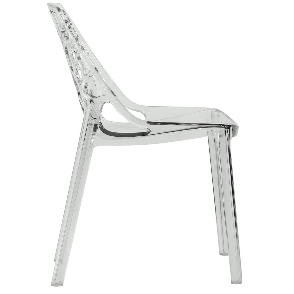 Clear Modern Dining Side Chair H461458