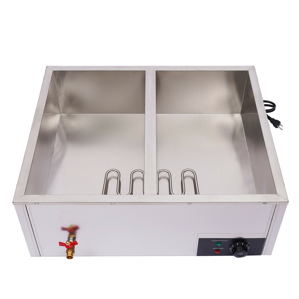 6 Pots Commercial Electric Food Warmer Steam Table Countertop 850W T888