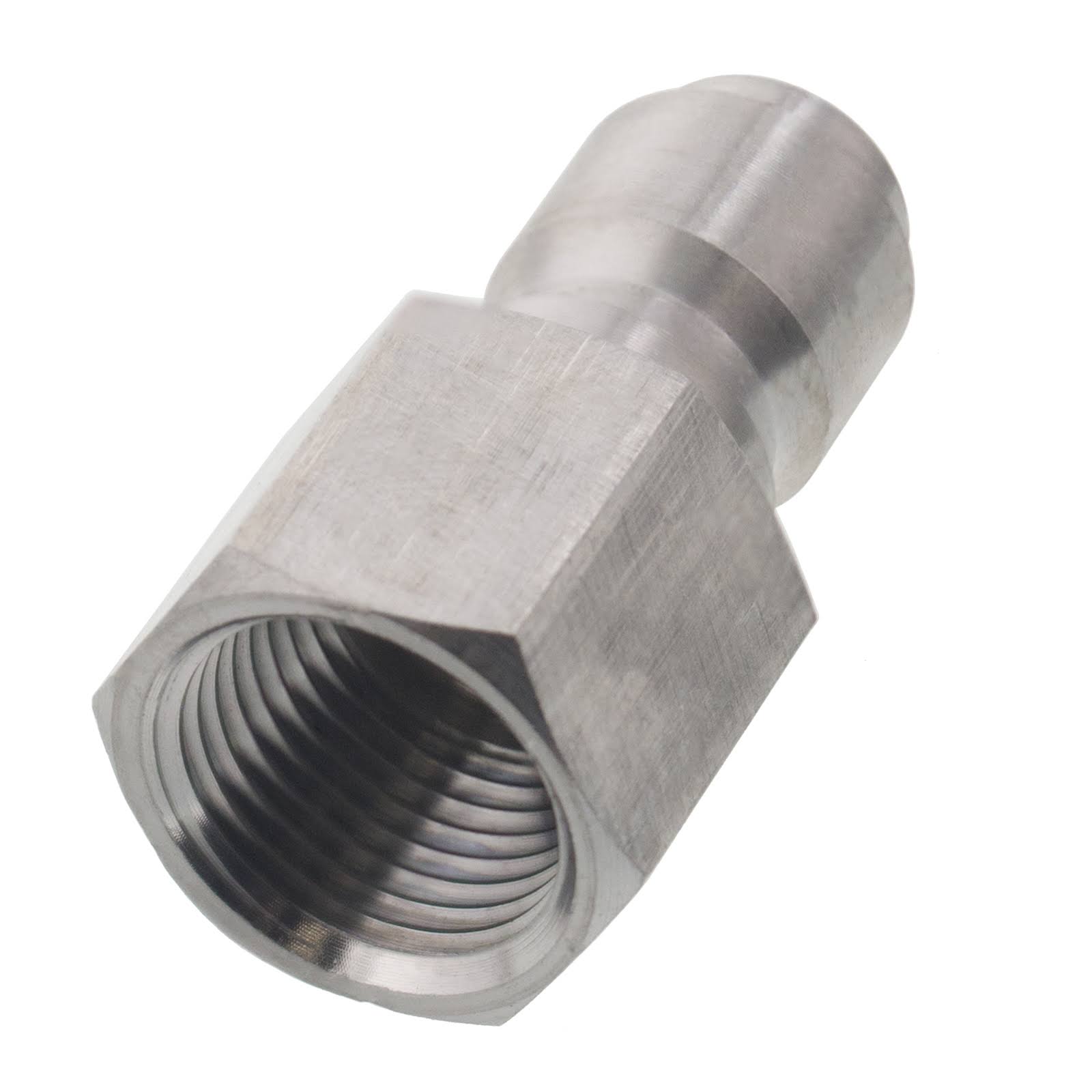 3/8in. Female NPT to Quick Connect Plug Stainless Steel Coupler A924528