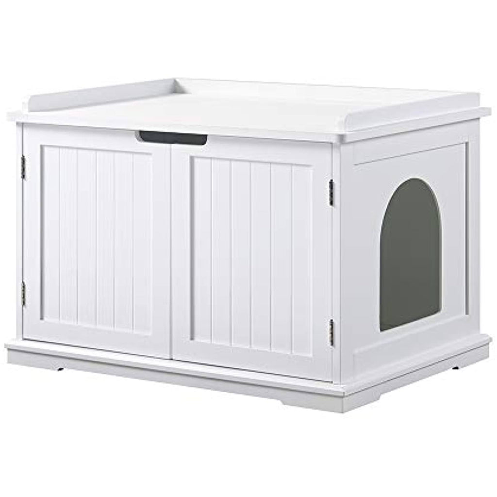 Cat Washroom Storage Bench, Litter Box Cover U9601