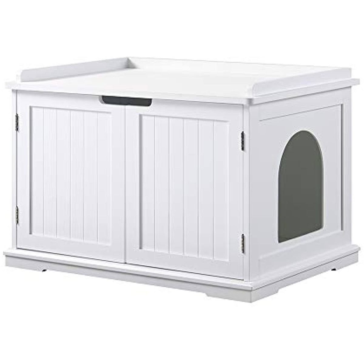 Cat Washroom Storage Bench, Litter Box Cover U9601