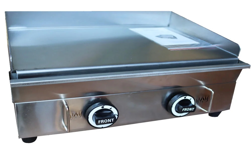 28.94" x 16.14" 2 Burner Propane Countertop Griddle Grill M593
