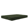 Army Green 6 inch Full Size Poly Filled Futon Mattress J94441