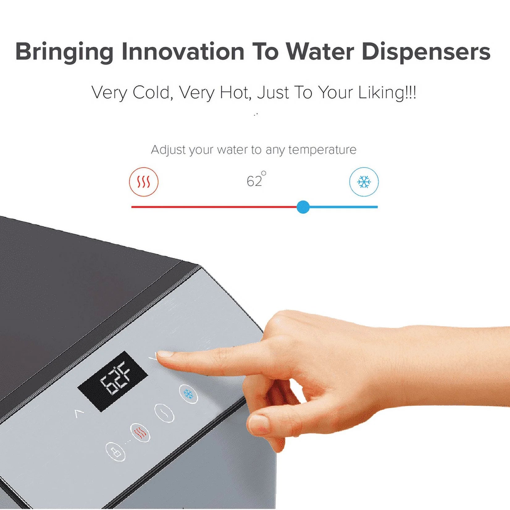 3-Stage Filtration Water Dispenser Tri-Temp Digital, Height 41.05" J636363