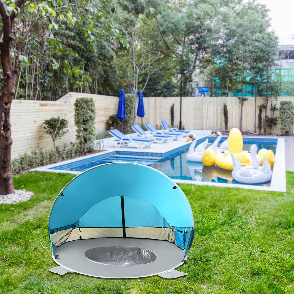 Large Pop Up Baby Beach Tent with Pool L8189