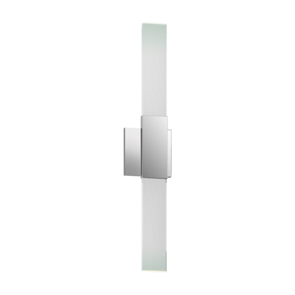 Polished Chrome LED Double Sconce D445252